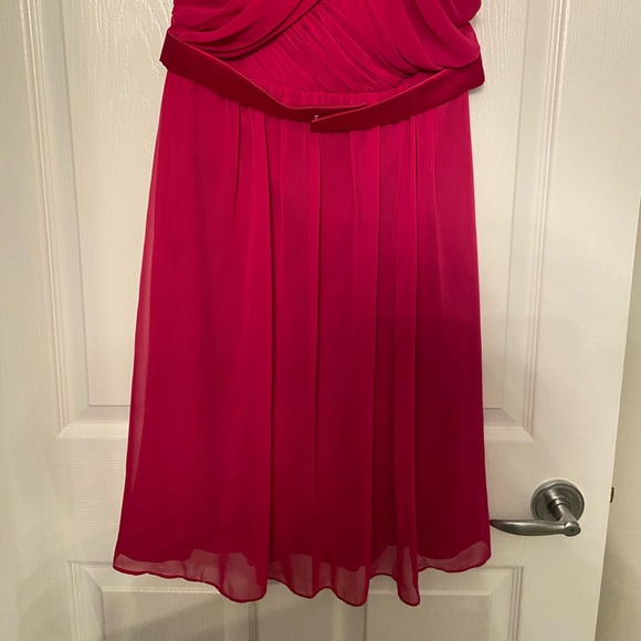 After Six “tutti-frutti” pink strapless cocktail dress - Picture 2 of 3